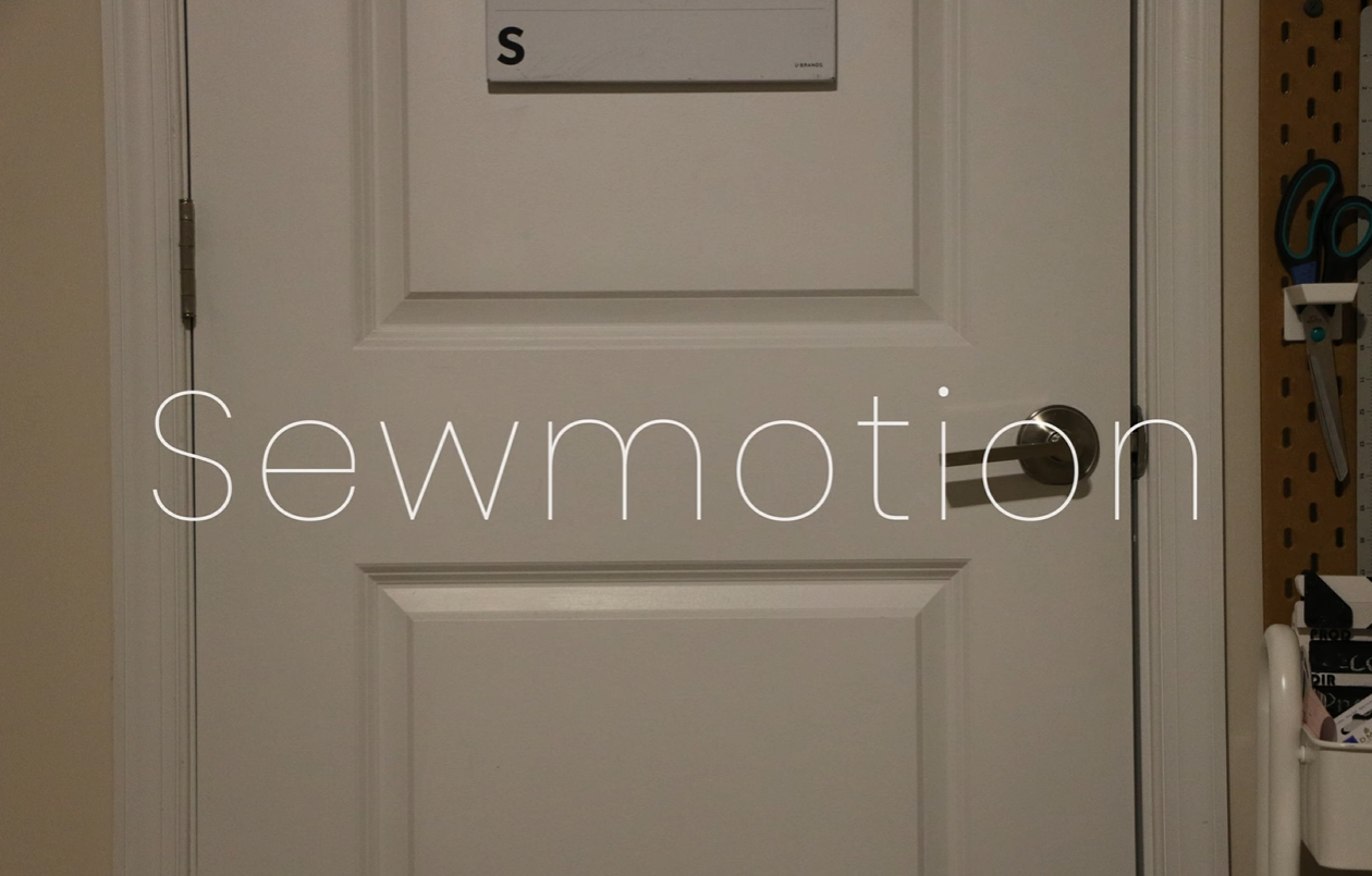 Sewmotion stop-motion video project