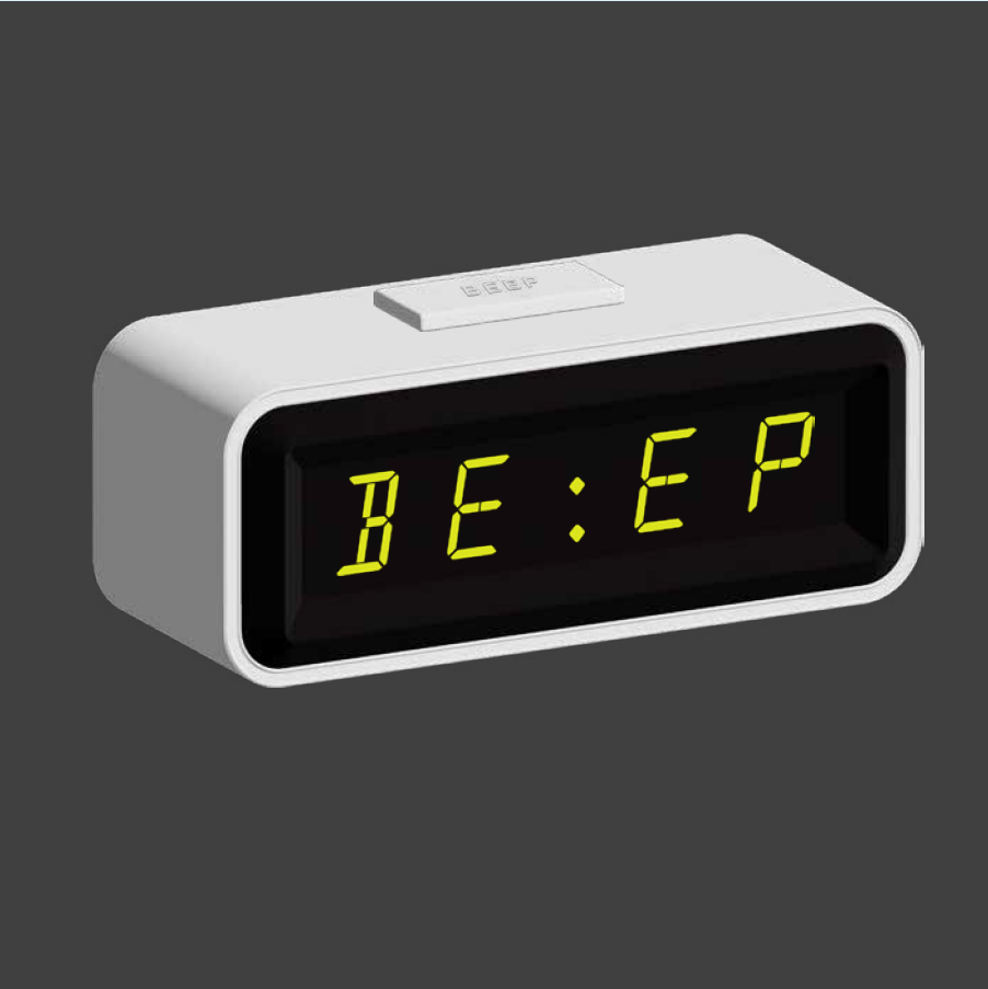 Beep Beep experimental typography project