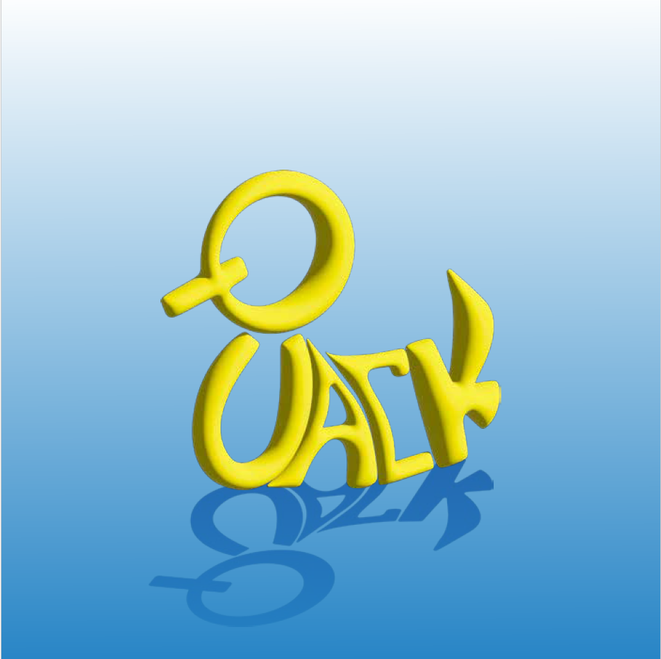 Quack Quack experimental typography project